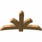 Ekena Millwork Davenport Rough Sawn Timber Gable Bracket, Western Red Cedar, 60"W x 35"H x 4"D x 6"F, 14/12 Pitch GBW060X35X0406DAV00RWR - alternate 5